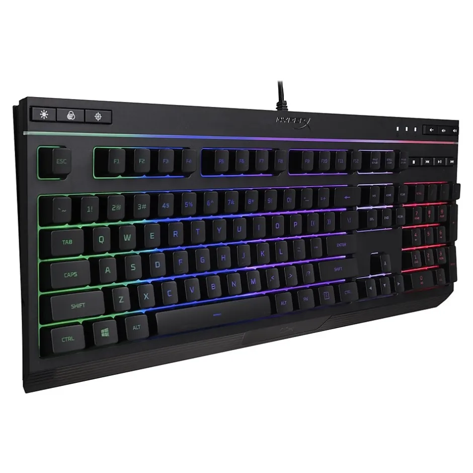 Kingston Alloy Core RGB Gaming Wired Keyboard, Black (4P4F5AA#ABA)* Gaming Accessories