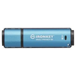 Kingston IronKey Vault Privacy 50 Series 8GB USB 3.2 Type-A Flash Drive (IKVP50/8GB)* Usb Flash Drives
