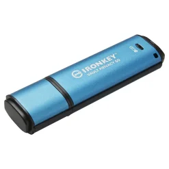 Kingston IronKey Vault Privacy 50 Series 8GB USB 3.2 Type-A Flash Drive (IKVP50/8GB)* Usb Flash Drives
