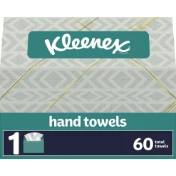 Paper Towels<Kleenex Guest Towel Paper Towels, 1-ply, 60 Sheets/Pack, 1 Packs/Carton (38586)