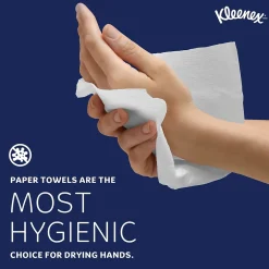 Paper Towels<Kleenex Multifold Paper Towels, 1-ply, White, 150 Sheets/Pack, 16 Packs/Carton (01890)