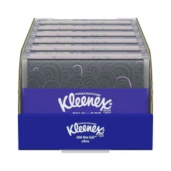 Kleenex On-the-Go Ultra Slim Wallet Facial Tissue, 3-Ply, 10 Tissues/Pack, 36 Packs/Box (35533)