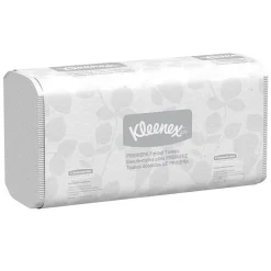 Paper Towels<Kleenex Premiere Recycled Multifold Paper Towels, 1-ply, 120 Sheets/Pack, 25 Packs/Carton (13253)