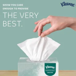 Kleenex Professional Naturals Cube Facial Tissue, 2-ply, White, 90 Tissues/Box, 36 Boxes/Case (21272)