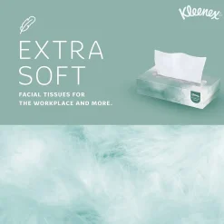 Kleenex Professional Naturals Standard Facial Tissue, 2-Ply, White, 125 Sheets/Box, 48 Boxes/Case (21601)