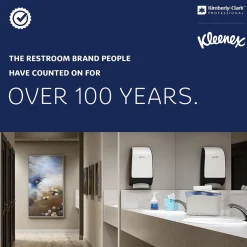 Paper Towels<Kleenex Professional Recycled Hardwound Paper Towels, 1-ply, 425 ft./Roll, 12 Rolls/Carton (01080)