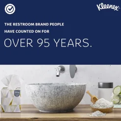 Kleenex Professional Standard Facial Tissue, 2-Ply, White, 125 Sheets/Box, 48 Boxes/Carton (21606)