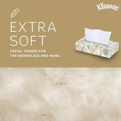 Kleenex Professional Standard Facial Tissue, 2-Ply, White, 125 Sheets/Box, 48 Boxes/Carton (21606)