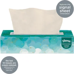 Kleenex Standard Facial Tissues, 2-Ply, 100 Sheets/Box, 10 Boxes/Pack (13216)
