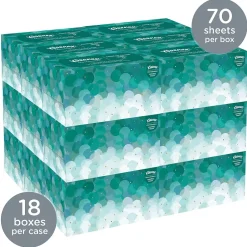 Paper Towels<Kleenex Ultra Soft Hand Towels, 1-ply, 70 Sheets/Box, 18 Boxes/Carton (11268)