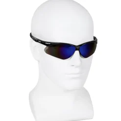 Eye Protection<KleenGuard Nemesis Safety Glasses, Wraparound, Blue Lens (14481)