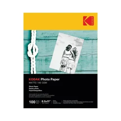 Sale Matte Photo Paper, 8.5" x 11", 100 Sheets/Pack (41184) Photo Paper