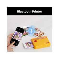 Color Printers<Kodak Mini 3 Retro Borderless Printer, Instant Photo (P300RY)