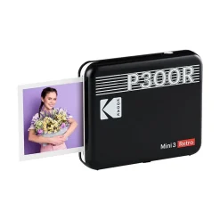 Color Printers<Kodak Mini 3 Retro Portable Photo Printer (P300RB)