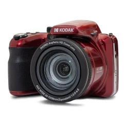 Cameras & Camcorders<Kodak PIXPRO 20MP Bridge Digital Camera, 42x Optical Zoom, Red (AZ425-RD)