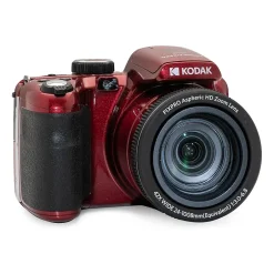 Cameras & Camcorders<Kodak PIXPRO 20MP Bridge Digital Camera, 42x Optical Zoom, Red (AZ425-RD)