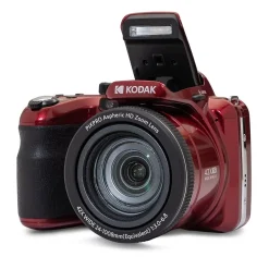 Cameras & Camcorders<Kodak PIXPRO 20MP Bridge Digital Camera, 42x Optical Zoom, Red (AZ425-RD)