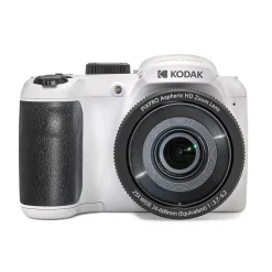 Cameras & Camcorders<Kodak PIXPRO 16MP Bridge Digital Camera, 25x Optical Zoom, White (AZ255-WH)