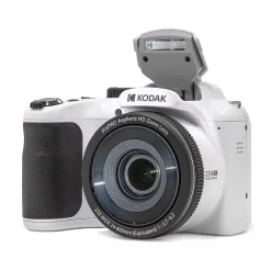 Cameras & Camcorders<Kodak PIXPRO 16MP Bridge Digital Camera, 25x Optical Zoom, White (AZ255-WH)