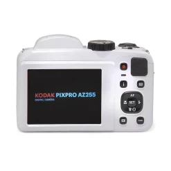 Cameras & Camcorders<Kodak PIXPRO 16MP Bridge Digital Camera, 25x Optical Zoom, White (AZ255-WH)