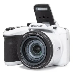 Cameras & Camcorders<Kodak PIXPRO 20MP Digital Bridge Camera, 40x Optical Zoom, White (AZ405-WH)