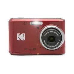 Cameras & Camcorders<Kodak PIXPRO 16MP Point and Shoot Digital Camera, 4x Optical Zoom, Red (FZ45-RD)