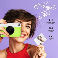 Cameras & Camcorders<Kodak Printomatic Mini Full-Color 5MP Instant Print Digital Camera, Green (RODOMATICGN)