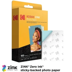 New Zink Premium Photo Paper, 2" x 3", 100 Sheets/Pack (RODZ2X3100) Photo Paper