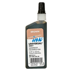 Koh-I-Noor Technical Inks Universal Drawing Ink Brown [Pack Of 3] Sale