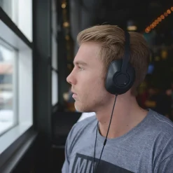 Koss Wired Noise Canceling Over-Ear Headphones, Black (UR23I)