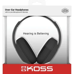 Koss Wired Noise Canceling Over-Ear Headphones, Black (UR23I)