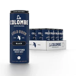 Coffee<La Colombe Coffee La Colombe Caffeinated Cold Brew Coffee, Black, Medium Roast, 11 oz., 12/Carton (PPPURC1205)