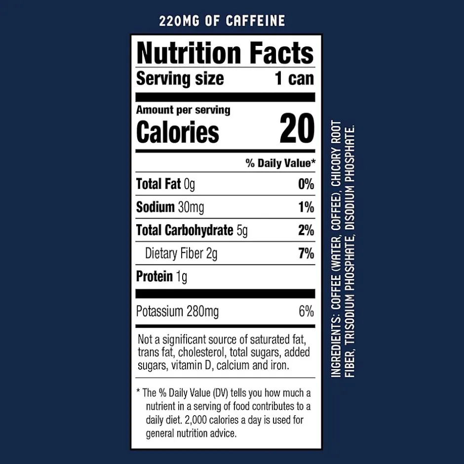 Coffee<La Colombe Coffee La Colombe Caffeinated Cold Brew Coffee, Black, Medium Roast, 11 oz., 12/Carton (PPPURC1205)