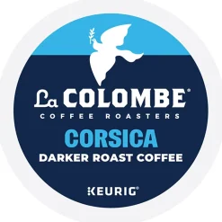 Keurig K-Cups<La Colombe Coffee La Colombe Corsica Coffee Keurig® K-Cup® Capsules, Dark Roast, 20/Box (5000380614)