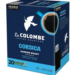 Keurig K-Cups<La Colombe Coffee La Colombe Corsica Coffee Keurig® K-Cup® Capsules, Dark Roast, 80/Carton (5000380614CT)