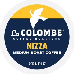 Keurig K-Cups<La Colombe Coffee La Colombe Nizza Coffee Keurig® K-Cup® Pods, Medium Roast, 80/Carton (5000380612CT)