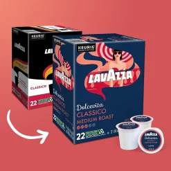 Keurig K-Cups<Lavazza Classico Coffee Keurig® K-Cup® Pods, Medium Roast, 88/Carton (6001CT)