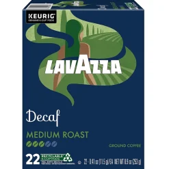 Keurig K-Cups<Lavazza Classico Decaf Coffee Keurig® K-Cup® Pods, Medium Roast, 88/Carton (5000382581CT)