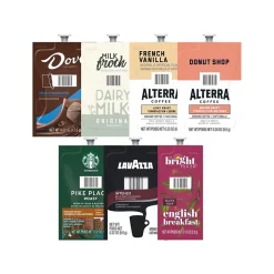 Keurig K-Cups<Lavazza Flavia Collection Small Variety Pack, Flavia Freshpack, 132/Carton (94163610003003)