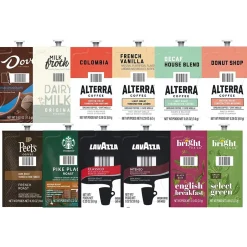 Keurig K-Cups<Lavazza Flavia Collection Large Variety Pack, Flavia Freshpack, 228/Carton (94163610000002)