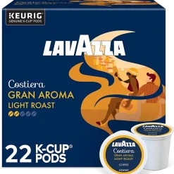 Keurig K-Cups<Lavazza Gran Aroma Coffee Keurig® K-Cup® Pods, Medium Roast, 22/Box (6002)