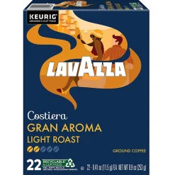 Keurig K-Cups<Lavazza Gran Aroma Coffee Keurig® K-Cup® Pods, Medium Roast, 22/Box (6002)