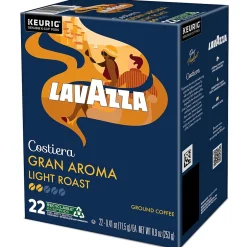 Keurig K-Cups<Lavazza Gran Aroma Coffee Keurig® K-Cup® Pods, Medium Roast, 22/Box (6002)