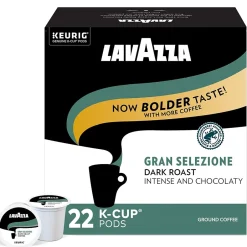 Keurig K-Cups<Lavazza Gran Selezione Coffee Keurig® K-Cup® Pods, Dark Roast, 22/Box (6006)