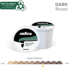 Keurig K-Cups<Lavazza Gran Selezione Coffee Keurig® K-Cup® Pods, Dark Roast, 22/Box (6006)