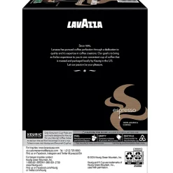 Keurig K-Cups<Lavazza Perfetto Espresso Coffee Keurig® K-Cup® Pods, Dark Roast, 88/Carton (6000CT)