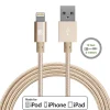 LAX Gadgets LAX Apple MFi Certified Lightning to USB Cable for Charge Sync 10ft - Gold