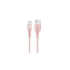 LAX Gadgets LAX Apple MFi Certified Lightning to USB Cable for Charge Sync 10ft, Rose Gold