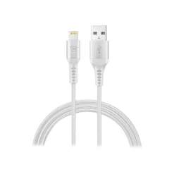 LAX Gadgets Lightning to USB Cable for iPhone/iPad/iPod touch, Silver (LX-4SL)