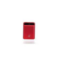 LAX Gadgets LAX Pro Mini 10000mAh Portable Power Bank - 2x High-Speed 5V/2A USB Charging Ports – Tablets and Phones (Red) (LAXCMPPB10K-RED)
